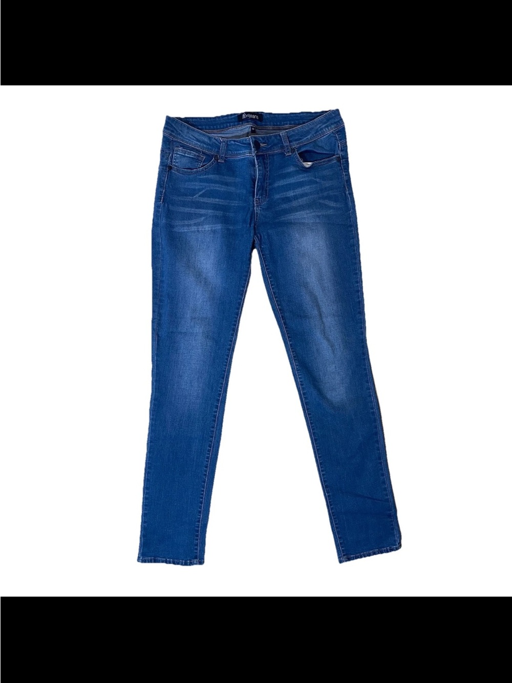 April Jeans Blue Denim Straight Jeans Size 13 34x31 Good Condition